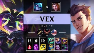 Vex Mid vs Jayce: Triple Kill, Dominating - NA Grandmaster Patch 14.21