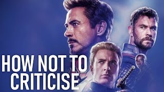 The Worst Attempt to Criticise Avengers: Endgame Ever