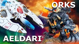 *NEW DETACHMENTS* ORKS VS CRAFTWORLDS WARHAMMER BATTLE REPORT