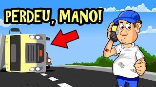 CAMINHÃO TOMBA NA PISTA! VOCÊ SABE O QUE ROLA! (Do Baú)