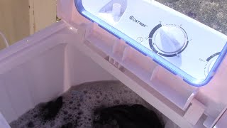 How To Use The Costway Portable Washing Machine