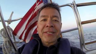 Island Packet 31 Sailing Lake Michigan : Ep 4 - Crossing Lake Michigan from Milwaukee to Muskegon