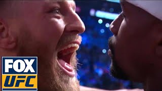 Floyd Mayweather vs. Conor McGregor | Staredown | Mayweather vs. McGregor