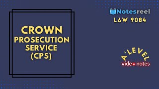 Crown Prosecution Service CPS | A Level Notes Law 9084