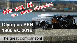 Olympus PEN-F vs. PEN-FT – digital vs. analog – camera review & comparison