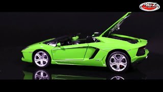 MSZ Diecast Model Car 1:32 Scale Lamborghini Aventador Roadster