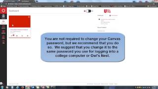 How to Change Your Canvas Password