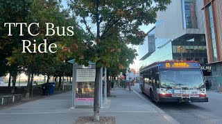 Toronto TTC 65 Parliament Bus Ride - Full Route Northbound 10/26/2024