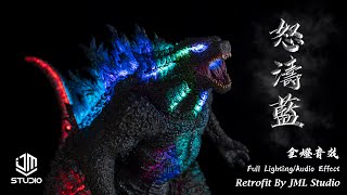 【JML studio】OBS 怒濤藍 電改 完整 RGB燈效\u0026音效 OBS GODZILLA (2019) FURIOUS BLUE Ver. Full Lighting/Audio Effect