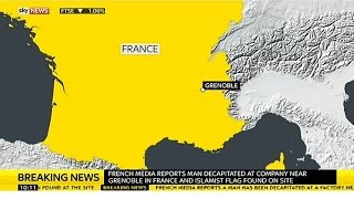 Man Beheaded And Islamist Flag Raised In France