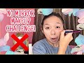 NO MIRROR MAKEUP CHALLENGE || Pinkrose Marie Pesole