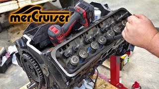 Cylinder Heads and Rear Main Seal -- '95 Crownline 5.7 Mercruiser Rebuild Part 10