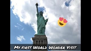 Statue of Liberty vlog in Tamil | My first World Wonder Visit | Rithisha Rithik