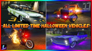 ALL Limited Time HALLOWEEN Vehicles - Cars & Bikes! (GTA 5 Online Halloween 2023 DLC Update)