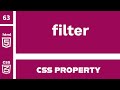 CSS Property : filter explained !