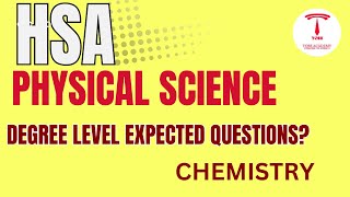 hsa physical science degree level topics