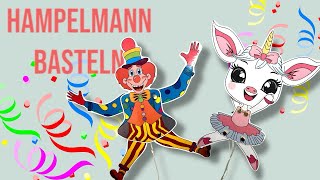 Hampelmann basteln | Karneval basteln | Für Kinder