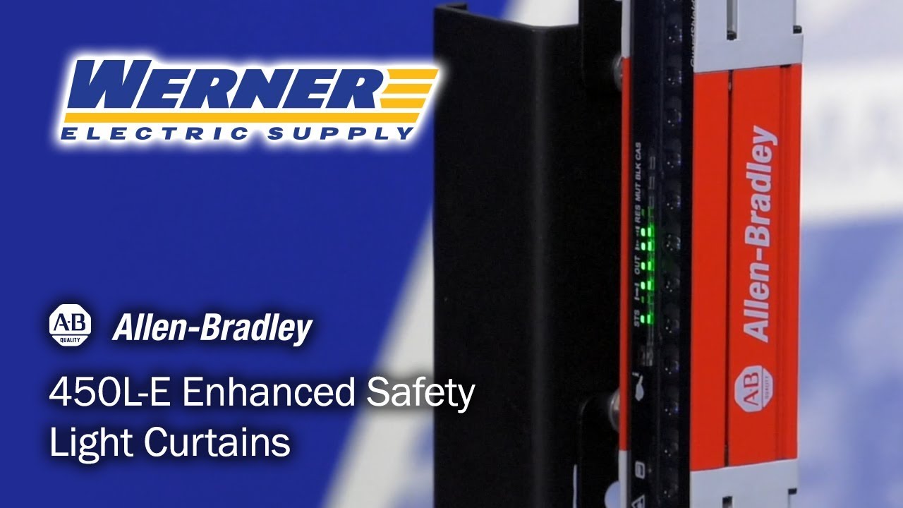 Allen-Bradley GuardShield 450L-E Enhanced Safety Light Curtains - YouTube