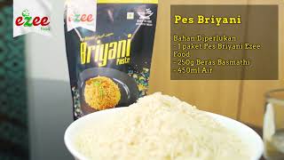 Pes EzeeFood ™ Nasi Briyani (Sedia Untuk Dimasak) - Bahasa Melayu