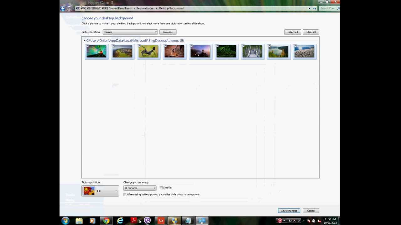 How To Change The Desktop Background - YouTube