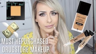 10 MOST REPURCHASED DRUGSTORE MAKEUP