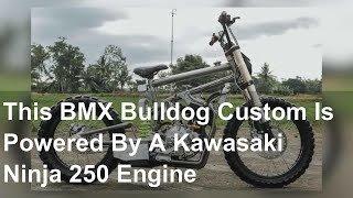 This BMX Bulldog Custom Is Powered By A Kawasaki Ninja 250 Engine