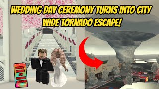 Greenville, Wisc Roblox l Realistic Wedding Ceremony MASSIVE Tornado F3X Special Roleplay