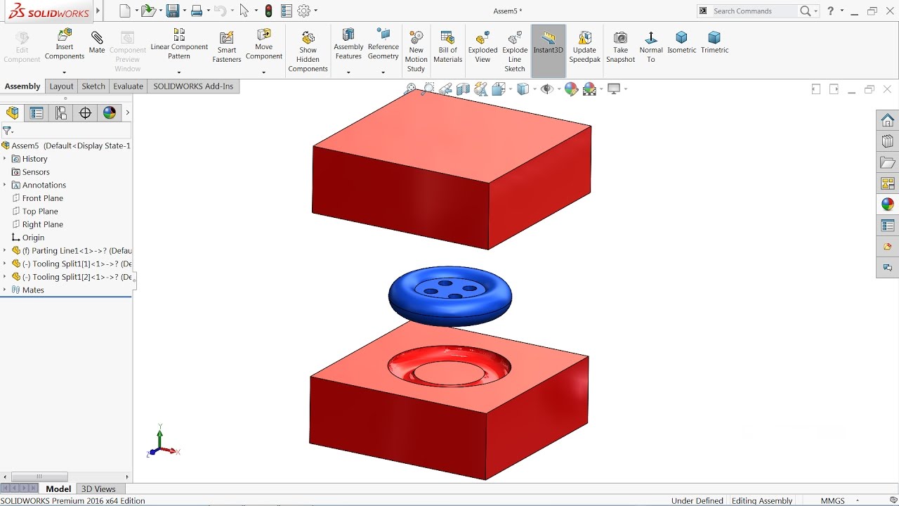 Solidworks Mold Tools Tutorial | Introduction Of Mold Tools In ...