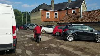 1952 AJS Model 18S  500cc at Andy Tiernans #07634AJS