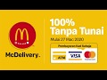 McDelivery kini 100% Tanpa Tunai