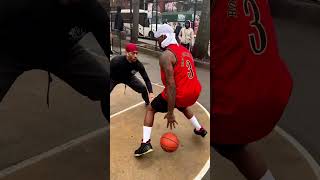 Bone Collector snatched his soul with crossover move🤯 #shorts #basketball