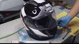 SHOEI neotec 2 揭面盔 头盔 防雾片 安装 分享。