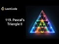 LeetCode 119. Pascal's Triangle II