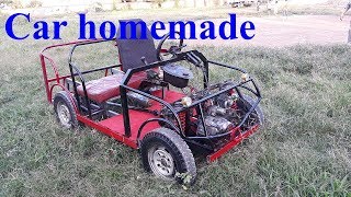 TECH - Homemade a car with gearbox strong car 500 kg