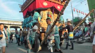 潮来祇園祭禮2015　楽日　七軒町の山車の一日