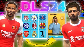 THE REAL TEAMS EVENT! | LEGENDARY CHALLENGE IN DLS 24 - DREAM LEAGUE SOCCER 2024