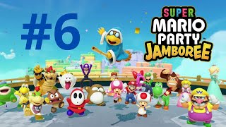 épisode 6 c'est la fin du mode histoire avec le plateau de bowser super Mario party jamborée