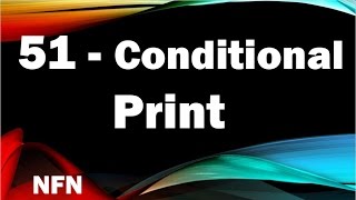 java tutorials (urdu) NFN 51 conditional print