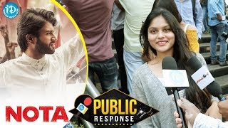 NOTA Movie Public Response || Vijay Devarakonda || Mehreen Pirzada || iDream Filmnagar