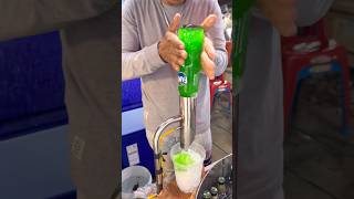 Green Soda Slushy in Thailand -Thai Street Food