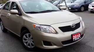 2010 Toyota Corolla CE Beige Automatic