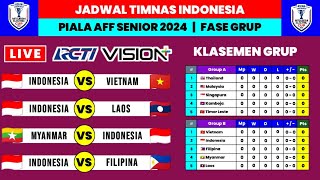 RESMI! Jadwal Piala AFF Senior 2024 - Indonesia vs Vietnam - Piala AFF Senior 2024 | Live RCTI