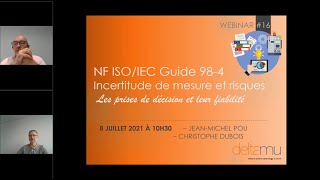 Webinar #16  : ISO 98-4 : Incertitude de mesure et risques