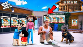 Franklin \u0026 Shinchan Try To Find Lost Himawari In GTA 5 | Himawari Missing In GTA 5