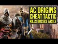 Assassin's Creed Origins Has A CHEAT TACTIC To Easily Kill Bosses (AC Origins Gameplay)