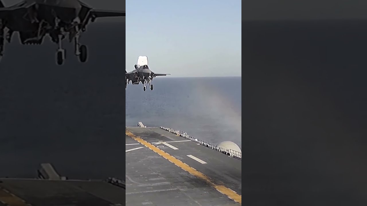 F35 Vertical Takeoff And Landing. - YouTube