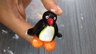 Penguin making//pingu making with mould @kalakruthi the shape of art