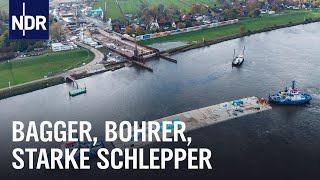 Der neue Wesertunnel: Riesige Betonröhre auf Reisen | Die Nordreportage | NDR Doku