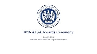 2016 AFSA Awards Ceremony