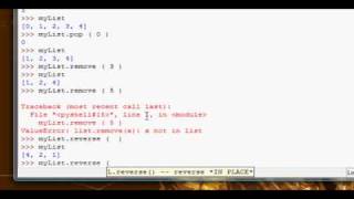 Python Tutorial #13 - List Methods #2 - Part 1